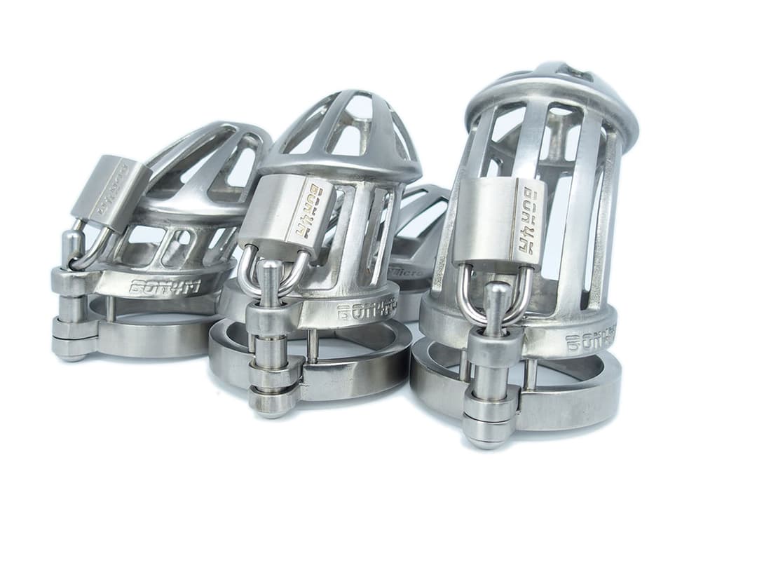 New BON4M male chastity cage in stainless steel – BON 4